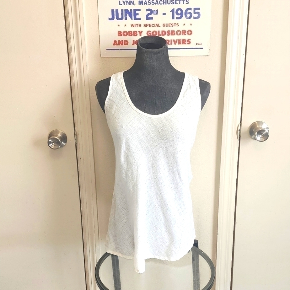 𝅺softened Linen Tank Top by Flax size petite